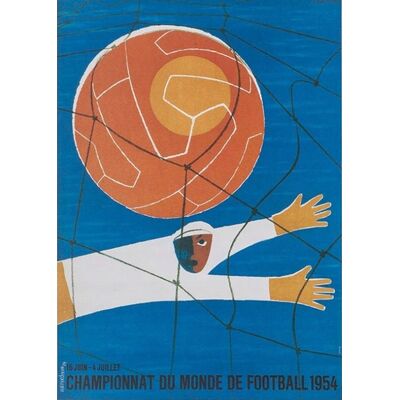 Plakat Mistrzostwa Świata Fifa World Cup Szwajcaria 1954 - Licencjonowany Plakat Mistrzostwa Świata Fifa World Cup Szwajcaria 1954 - Licencjonowany