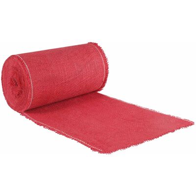 Vidaxl Rolka Jutowa 25 X 1000 Cm Czerwony Vidaxl Rolka Jutowa 25 X 1000 Cm Czerwony