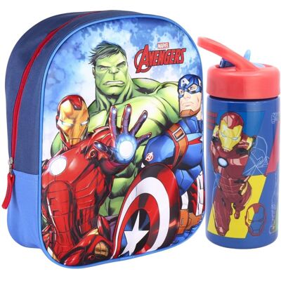 inna (Inny) BIDON 410 ML + PLECAK PRZEDSZKOLNY 3D AVENGERS jednokomorowy 31cm WYCIECZKI inna (Inny) BIDON 410 ML + PLECAK PRZEDSZKOLNY 3D AVENGERS jednokomorowy 31cm WYCIECZKI