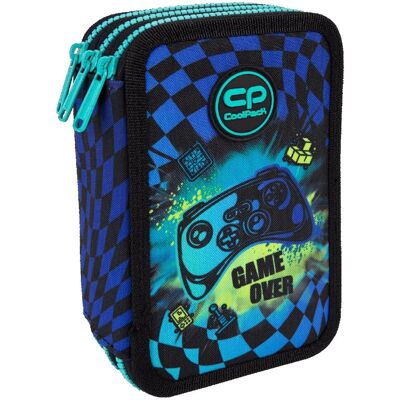 Patio Coolpack Jumper 3 Gamer Chess F067964 Piórnik Szkolny Trzykomorowy Z Wyposażeniem Dla Gracza Gaming, 46 Elementów Patio Coolpack Jumper 3 Gamer Chess F067964 Piórnik Szkolny Trzykomorowy Z Wyposażeniem Dla Gracza Gaming, 46 Elementów