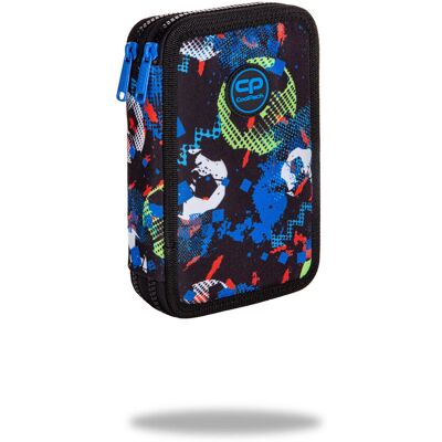 Patio Coolpack, Piórnik podwójny z wyposażeniem, Jumper 3, Football Blue Patio Coolpack, Piórnik podwójny z wyposażeniem, Jumper 3, Football Blue