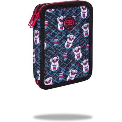 Piórnik Z Wyposażeniem Dwukomorowy Dla Chłopca, Jumper Xl Coolpack, Pies, Niebieski Piórnik Z Wyposażeniem Dwukomorowy Dla Chłopca, Jumper Xl Coolpack, Pies, Niebieski