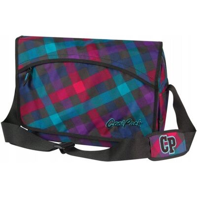 Coolpack, torba szkolna na ramię listonoszka A4, fioletowa Coolpack, torba szkolna na ramię listonoszka A4, fioletowa