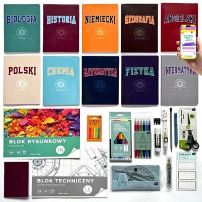 DUŻA WYPRAWKA SZKOLNA Interdruk • ZESTAW ZESZYTÓW • ZESTAW PRZYBORÓW SZKOLNYCH DLA UCZNIA UCZENNICY KLASY 4 5 6 7 8 + EBOOK DUŻA WYPRAWKA SZKOLNA Interdruk • ZESTAW ZESZYTÓW • ZESTAW PRZYBORÓW SZKOLNYCH DLA UCZNIA UCZENNICY KLASY 4 5 6 7 8 + EBOOK