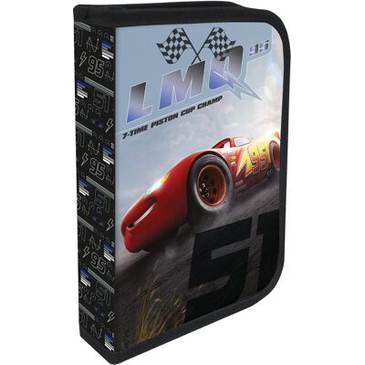 Eurocom, piórnik szkolny z wyposażeniem, Auta, mc queen Eurocom, piórnik szkolny z wyposażeniem, Auta, mc queen