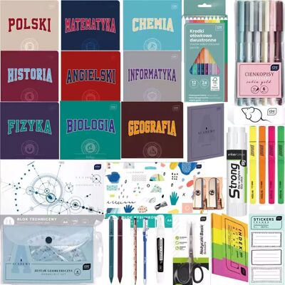 Interdruk Wyprawka Szkolna Zeszyty Klasa 4-8 + Zeszyt A6 Interdruk Wyprawka Szkolna Zeszyty Klasa 4-8 + Zeszyt A6