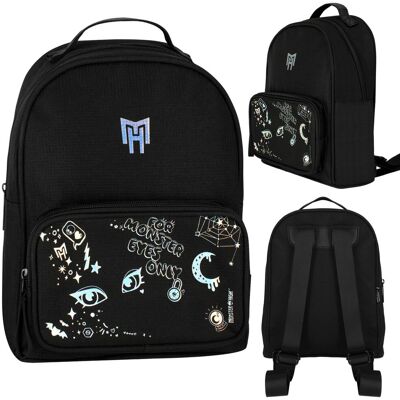 sarcia.eu Monster High czarny plecak przedszkolny dla dziewczynki 25x28x10cm STARPAK, usztywniany sarcia.eu Monster High czarny plecak przedszkolny dla dziewczynki 25x28x10cm STARPAK, usztywniany