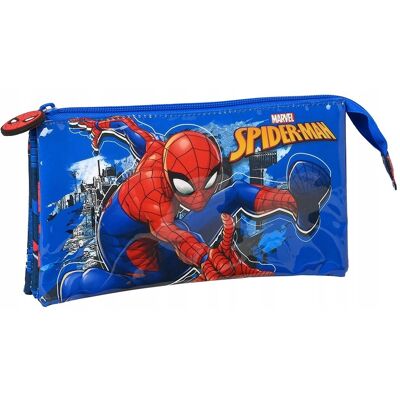 Safta Piórnik 3 Przegrody Spiderman Saszetka Safta Piórnik 3 Przegrody Spiderman Saszetka