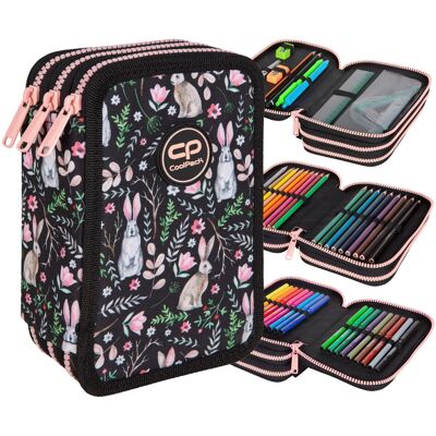 Piórnik Coolpack Jumper 3 Potrójny, Z Wyposażeniem – Rabbitland Piórnik Coolpack Jumper 3 Potrójny, Z Wyposażeniem – Rabbitland