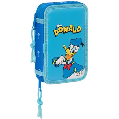 Safta Piórnik Podwójny Donald Niebieski 12.5 x 19.5 x 4 cm (28 Części) Safta Piórnik Podwójny Donald Niebieski 12.5 x 19.5 x 4 cm (28 Części)