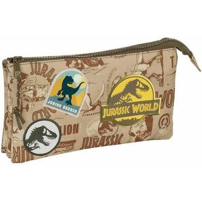 Safta Piórnik Potrójny Jurassic World Beżowy 22 X 12 X 3 Cm Safta Piórnik Potrójny Jurassic World Beżowy 22 X 12 X 3 Cm