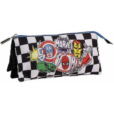 Amefa The Avengers Zwart Skolny piórnik - School Pencil Case Amefa The Avengers Zwart Skolny piórnik - School Pencil Case