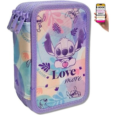COOLPACK Piórnik Szkolny Stitch Dla Klasy 1 2 3 4 5 6 Pastelowy Design + 3 Komory + Pełne Wyposażenie + Ebook-3 COOLPACK Piórnik Szkolny Stitch Dla Klasy 1 2 3 4 5 6 Pastelowy Design + 3 Komory + Pełne Wyposażenie + Ebook-3