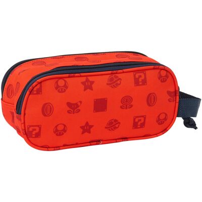 Inny producent Piórnik szkolny Super Mario Czerwony Granatowy 21 x 8 x 6 cm Inny producent Piórnik szkolny Super Mario Czerwony Granatowy 21 x 8 x 6 cm