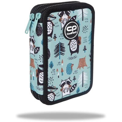 Patio Piórnik z wyposażeniem dwukomorowy dla dzieci, jumper 2 CoolPack, szopy, miętowy Patio Piórnik z wyposażeniem dwukomorowy dla dzieci, jumper 2 CoolPack, szopy, miętowy