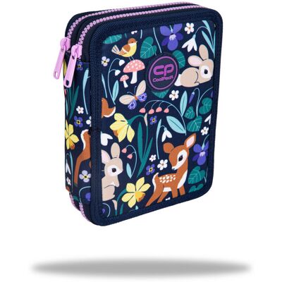 Patio Piórnik z wyposażeniem dwukomorowy dla dzieci Jumper Xl Oh My Deer CoolPack lasy granatowy Patio Piórnik z wyposażeniem dwukomorowy dla dzieci Jumper Xl Oh My Deer CoolPack lasy granatowy