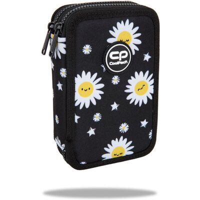 Patio Piórnik Z Wyposażeniem Dwukomorowy Dla Dziewczynki Coolpack Jumper 2 Daisy Black Kwiaty, 35 Elementów Patio Piórnik Z Wyposażeniem Dwukomorowy Dla Dziewczynki Coolpack Jumper 2 Daisy Black Kwiaty, 35 Elementów