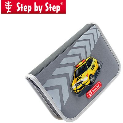 Hama Piórnik Z Wyposażeniem Jednokomorowy Dla Chłopca Step By Step Samochody Szary 3d Hama Piórnik Z Wyposażeniem Jednokomorowy Dla Chłopca Step By Step Samochody Szary 3d