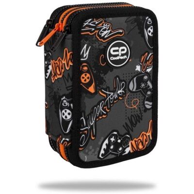 Patio Piórnik Z Wyposażeniem Trzykomorowy Dla Chłopca Coolpack Jumper 3 Gaming Grafitowy Patio Piórnik Z Wyposażeniem Trzykomorowy Dla Chłopca Coolpack Jumper 3 Gaming Grafitowy