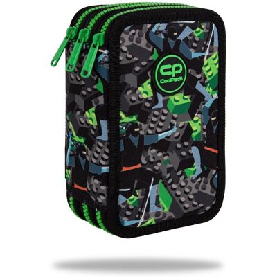 Patio Piórnik Z Wyposażeniem Trzykomorowy Dla Dzieci Coolpack Jumper 2 Kids From The Block Czarny, 46 Elementów Patio Piórnik Z Wyposażeniem Trzykomorowy Dla Dzieci Coolpack Jumper 2 Kids From The Block Czarny, 46 Elementów