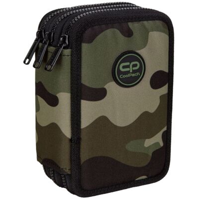 Patio Piórnik z wyposażeniem trzykomorowy dla dzieci, Jumper 3 Soldier CoolPack, moro, brązowy Patio Piórnik z wyposażeniem trzykomorowy dla dzieci, Jumper 3 Soldier CoolPack, moro, brązowy