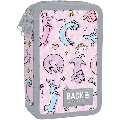 Derform Piórnik Z Wyposażeniem Trzykomorowy Dla Dziewczynki Backup Cute Dogs Pies Różowy Derform Piórnik Z Wyposażeniem Trzykomorowy Dla Dziewczynki Backup Cute Dogs Pies Różowy