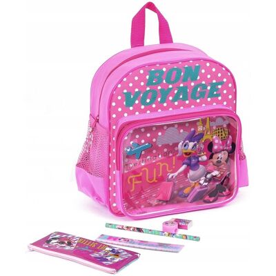 Sambro Plecak + Piórnik Wyposażeniem Myszka Minnie DISNEY Sambro Plecak + Piórnik Wyposażeniem Myszka Minnie DISNEY
