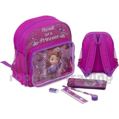 Sambro Plecak + Piórnik z Wyposażeniem Zosia Sofia DISNEY Sambro Plecak + Piórnik z Wyposażeniem Zosia Sofia DISNEY