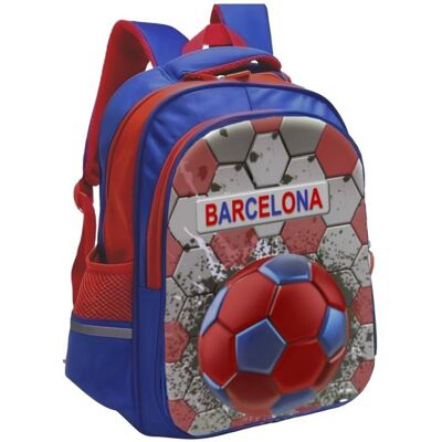 Inna producent Plecak przedszkolny dla chłopca piłkarski duży FC Barcelona 3D Inna producent Plecak przedszkolny dla chłopca piłkarski duży FC Barcelona 3D