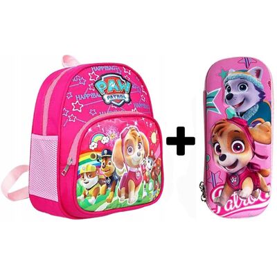 Jelly Pens Plecak Przedszkolny Psi Patrol Dla Dziewczynki Dzieci Do Szkoły + Piórnik Jelly Pens Plecak Przedszkolny Psi Patrol Dla Dziewczynki Dzieci Do Szkoły + Piórnik