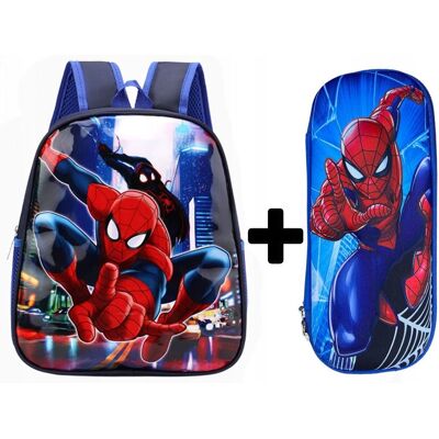 Jelly Pens Plecak Szkolny Chłopięcy Do Szkoły Spiderman Dla Chłopca Dzieci + Piórnik Jelly Pens Plecak Szkolny Chłopięcy Do Szkoły Spiderman Dla Chłopca Dzieci + Piórnik