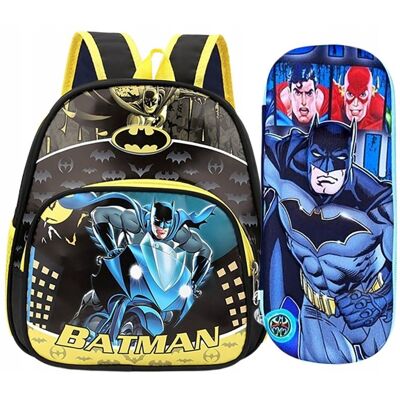 Jelly Plecak szkolny + PIÓRNIK szkolny dla chłopca do szkoły przedszkola BATMAN Jelly Plecak szkolny + PIÓRNIK szkolny dla chłopca do szkoły przedszkola BATMAN