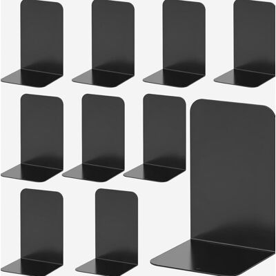 Inny producent PODPÓRKI DO KSIĄŻEK 10 SZTUK METALOWE CZARNE ANTYPOŚLIZGOWE STABILNE TRWAŁE Inny producent PODPÓRKI DO KSIĄŻEK 10 SZTUK METALOWE CZARNE ANTYPOŚLIZGOWE STABILNE TRWAŁE