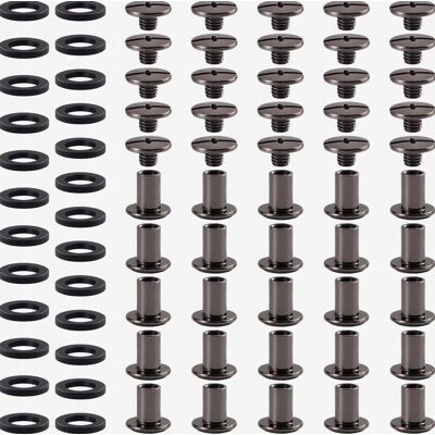 Inny producent ŚRUB ZESTAW M5X8MM 25 SZTUK ŁĄCZNIKÓW DO OPRAWY KSIĄŻEK I SKÓRY Inny producent ŚRUB ZESTAW M5X8MM 25 SZTUK ŁĄCZNIKÓW DO OPRAWY KSIĄŻEK I SKÓRY