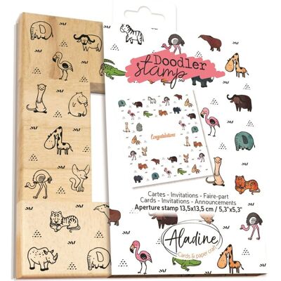 Aladine Stempel Ramka ze Zwierzątkami Aladine Stempel Ramka ze Zwierzątkami