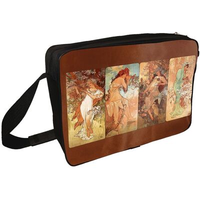 Szyjemy Sztukę Torba na ramię 4 pory roku Alfons Mucha Szyjemy Sztukę Torba na ramię 4 pory roku Alfons Mucha