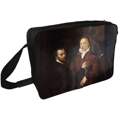 Szyjemy Sztukę Torba na ramię Bernardino Campi malujący Sofonisbę Anguissolę Sofonisba Anguissola Szyjemy Sztukę Torba na ramię Bernardino Campi malujący Sofonisbę Anguissolę Sofonisba Anguissola