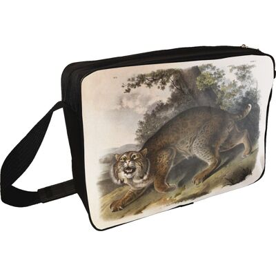 Szyjemy Sztukę Torba na ramię Common American Wildcat James Audubon Szyjemy Sztukę Torba na ramię Common American Wildcat James Audubon