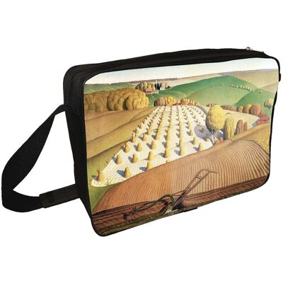 Szyjemy Sztukę Torba na ramię Fall Plowing Grant Wood Szyjemy Sztukę Torba na ramię Fall Plowing Grant Wood