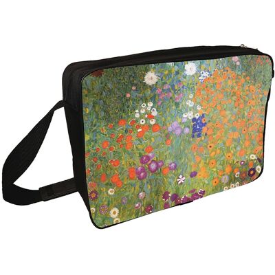 Szyjemy Sztukę Torba na ramię Flower garden Gustav Klimt Szyjemy Sztukę Torba na ramię Flower garden Gustav Klimt