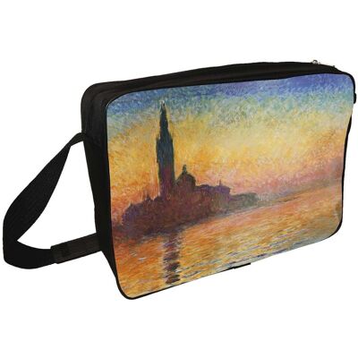 Szyjemy Sztukę Torba na ramię San Giorgio maggiore at dusk Claude Monet Szyjemy Sztukę Torba na ramię San Giorgio maggiore at dusk Claude Monet