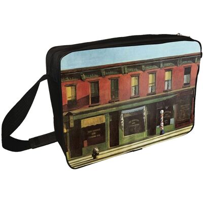 Szyjemy Sztukę Torba na ramię Wczesny niedzielny poranek Edward Hopper Szyjemy Sztukę Torba na ramię Wczesny niedzielny poranek Edward Hopper