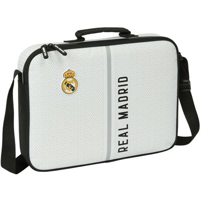 Torba szkolna Real Madrid C.F. Biały Szary 38 x 28 x 6 cm Torba szkolna Real Madrid C.F. Biały Szary 38 x 28 x 6 cm