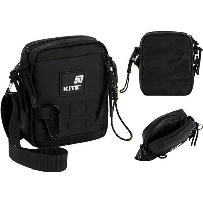 TOREBKA CROSSBODY TORBA NA RAMIE CZARNA MŁODZIEŻOWA KITE TOREBKA CROSSBODY TORBA NA RAMIE CZARNA MŁODZIEŻOWA KITE