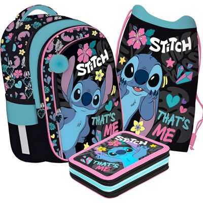 St.Majewski ZESTAW 3 CZĘŚCI PLECAK SZKOLNY PIÓRNIK 3 KOM. WOREK LILO&STITCH; THAT'S ME DISNEY St.Majewski ZESTAW 3 CZĘŚCI PLECAK SZKOLNY PIÓRNIK 3 KOM. WOREK LILO&STITCH; THAT'S ME DISNEY