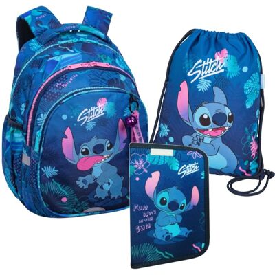 ZESTAW 3-ELEMENTÓW JERRY LILO&STITCH; DISNEY BLUE 19l COOLPACK ZESTAW 3-ELEMENTÓW JERRY LILO&STITCH; DISNEY BLUE 19l COOLPACK