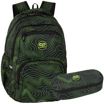 Patio Zestaw Dla Chłopca Do Klasy 4-8 Plecak I Piórnik Coolpack Nefryt Patio Zestaw Dla Chłopca Do Klasy 4-8 Plecak I Piórnik Coolpack Nefryt