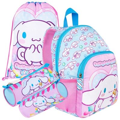 St.Majewski Zestaw przedszkolny wycieczkowy plecak piórnik worek Cinnamoroll Candies St.Majewski Zestaw przedszkolny wycieczkowy plecak piórnik worek Cinnamoroll Candies