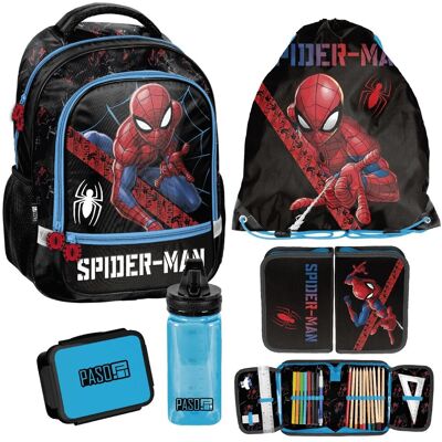 Zestaw Szkolny 5-Elementowy Spider-Man Paso Dla Chłopca Klasa 1 Zestaw Szkolny 5-Elementowy Spider-Man Paso Dla Chłopca Klasa 1