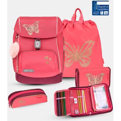 BELMIL Zestaw Szkolny Premium Comfy Plus Coral, 5-Częściowy BELMIL Zestaw Szkolny Premium Comfy Plus Coral, 5-Częściowy